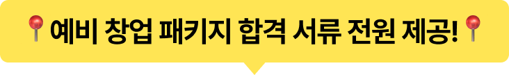📍예비 창업 패키지 합격 서류 전원 제공!📍