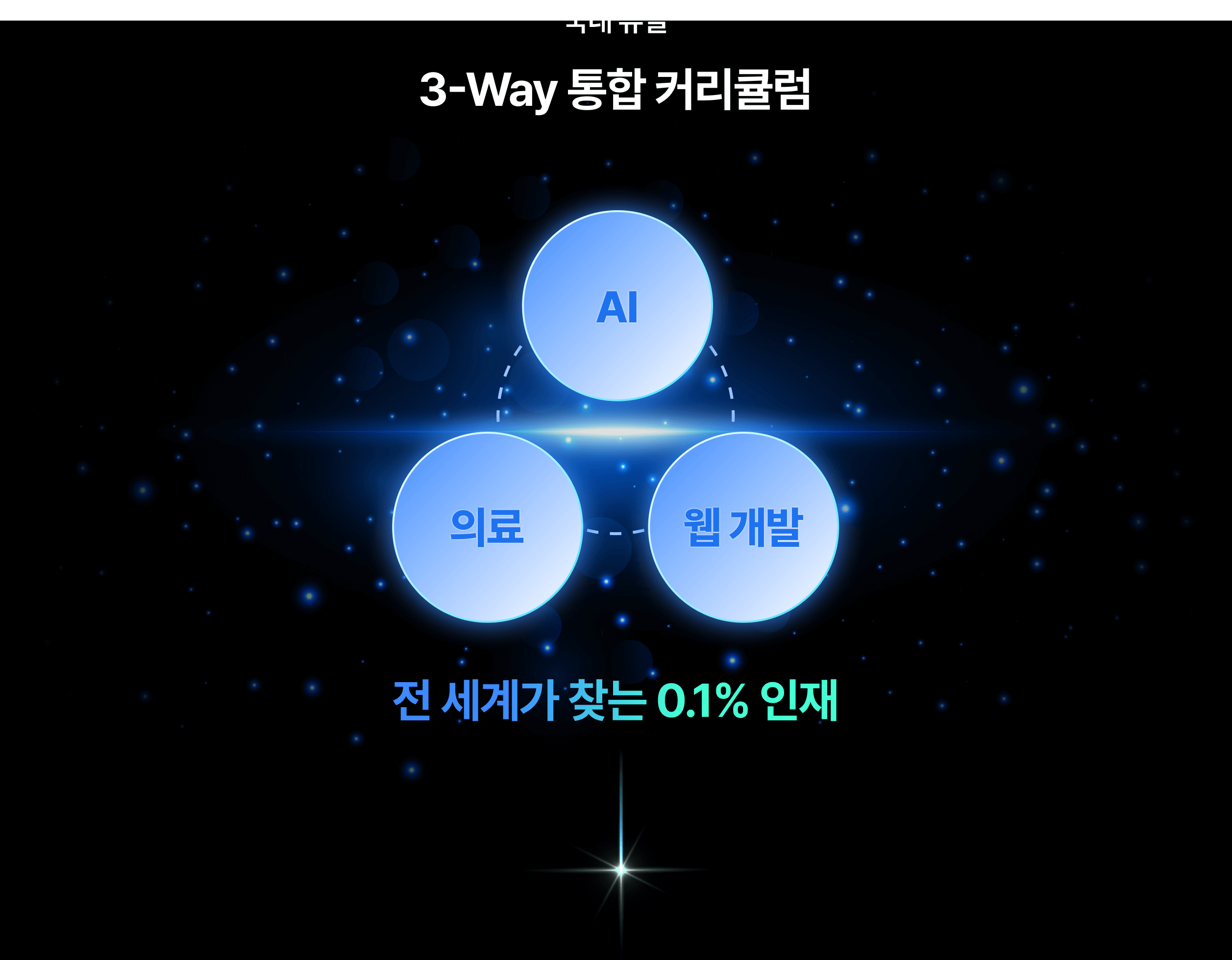 국내 유일 3-Way 통합 커리큘럼