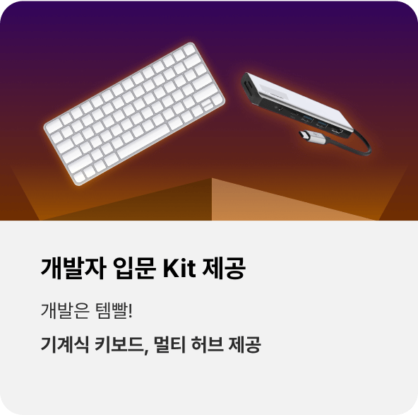 개발자 입문 Kit 제공